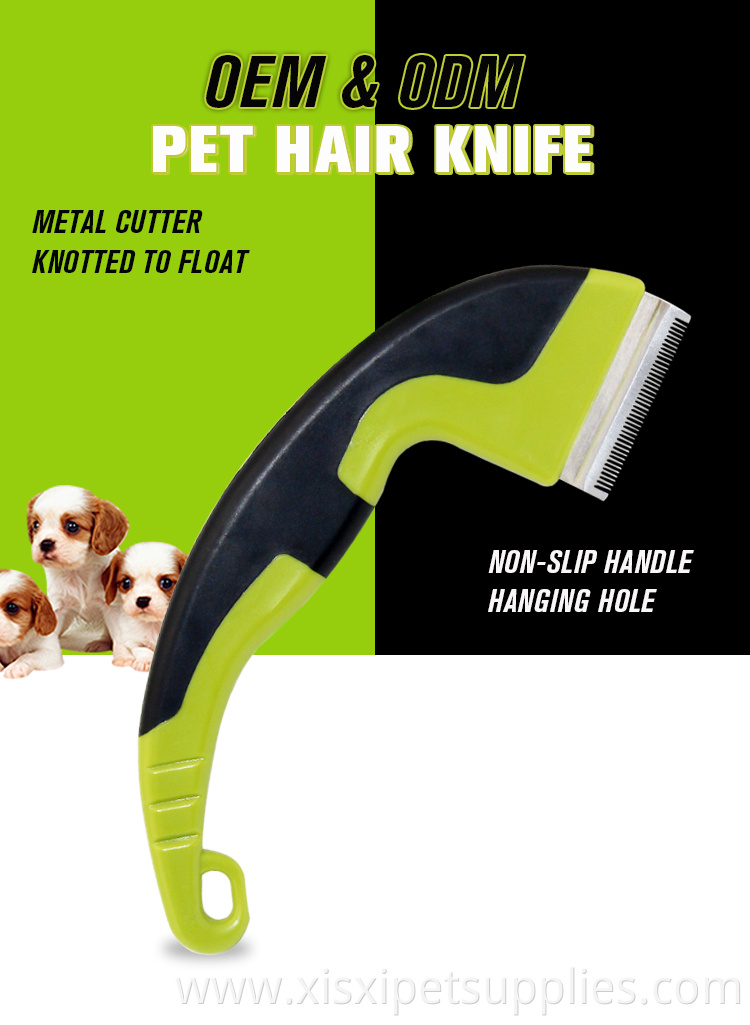 Factory Wholesale New Shape Pet Dog Deshedding Tool